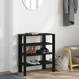 Shoe Rack Black 61x32x70 cm Engineered Wood 859843