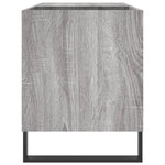 ZNTS Record Cabinet Grey Sonoma 85x38x48 cm Engineered Wood 831714