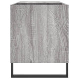 ZNTS Record Cabinet Grey Sonoma 85x38x48 cm Engineered Wood 831714