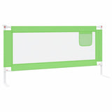 Toddler Safety Bed Rail Green 190x25 cm Fabric 10196