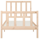 Bed Frame without Mattress 90x200 cm Solid Wood 3106818