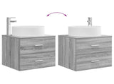 Bathroom Furniture Set 4 pcs Grey Sonoma 3407068