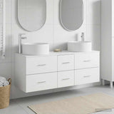 Bathroom Furniture Set 3 pcs White 49.5 x 44.5 x 65.5 cm 3405955