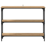 Console Table Artisan Oak 100 x 22.5 x 75 cm Engineered Wood 883504