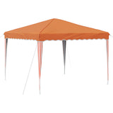 Pop-up Party Tent 288 x 288 x 245 cm Orange Oxford Fabric 42019756