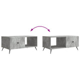 Coffee Table Concrete Grey 90 x 50 x 40 cm Engineered Wood 895648