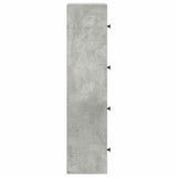 Bookcase Concrete Grey 40x24x102 cm Engineered Wood 860376