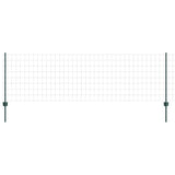 Welded Wire Fence 10 x 0.8 m PVC-Coated Steel Green 3335990