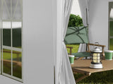 2 x 2 m Garden Pop Up Gazebo, Wedding Party Tent Marquee, Water Resistant Awning Canopy with T3398P310354