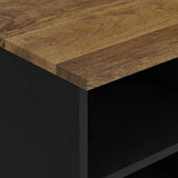 TV Cabinet 100x33x46 cm Solid Wood Mango&Engineered Wood 351969