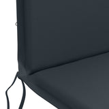 High Back Chair Cushion GEMERT 6 pcs 100% Polyester Dark Blue 945707
