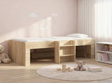 Kids'High Bed Frame 2 pcs Sonoma Oak 90 x 200 cm 3422557