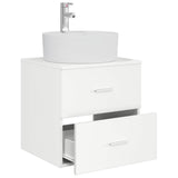 Wall-Mounted Sink Vanity White 49.5 x 44.5 x 65 cm 890294