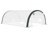 4 x 3 Walk-In Tunnel Greenhouse, with Accessories - White T3398P314173
