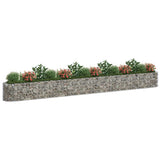 Gabion Raised Bed Galvanised Iron 540x50x50 cm 152030