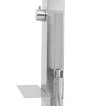 ZNTS Outdoor Shower Stainless Steel Straight 48198