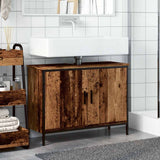 Sink Cabinet Old Wood 80x30x60 cm Engineered Wood 857700