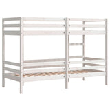 Bunk Bed White Solid Pine Small Single Strong Bunk Bed 3284225