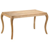 Dining Table 135x75x76 cm Solid Mango Wood 247114