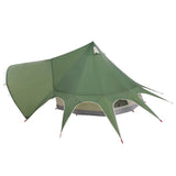 Teepee Tent 5-Person Green and Grey 415 x 415 x 247 cm 42004011