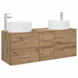 Bathroom Furniture Set 3 pcs Artisan Oak 49.5 x 44.5 x 65.5 cm 3405962