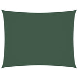 Sunshade Sail Oxford Fabric Rectangular 3x6 m Dark Green 135488