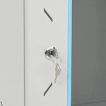 15U Network Cabinet with Swivel Feet 19" IP20 60x45x86 cm 30265
