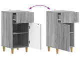 2 Piece Bathroom Cabinet Set ARNHEM Grey Sonoma Engineered Wood 3418014