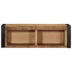 ZNTS TV Cabinet 80x30x25 cm Solid Rough Wood Mango 4015933