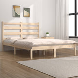 3103648 Bed Frame without Mattress Solid Wood 140x200 cm