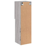 TV Cabinets with LED Lights 2 pcs Grey Sonoma 30.5x30x102 cm 837026