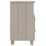 Bedside Cabinets HAMAR 2 pcs White 40x35x62 cm Solid Wood 340417