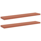 Wall Shelf 2 pcs Red 120 x 23.5 x 4 cm Engineered Wood 42019936