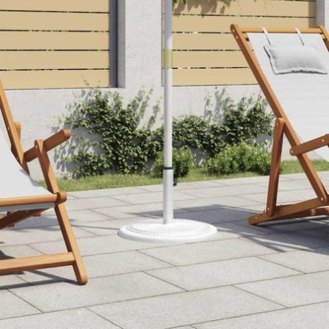 Umbrella Base White 45x45x30 cm Cast Iron 317770