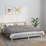 Weighted Blanket Grey 155x220 cm 7 kg Fabric 350776