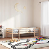 ZNTS Kids' Bed Frame without Mattress 75x190 cm Small Single Solid Wood Pine 846870