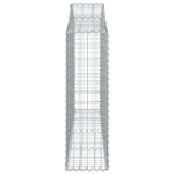 Arched Gabion Baskets 13 pcs 200x30x100/120 cm Galvanised Iron 3145441