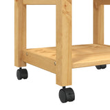 Kitchen Trolley MONZA 48x40x88.5 cm Solid Wood Pine 376079