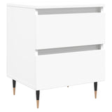 Bedside Cabinet White 40x35x50 cm Engineered Wood 826860