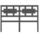 Bed Headboard Grey 165.5x4x100 cm Solid Wood Pine 818052