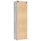 Storage Cabinet Grey Sonoma 70x42.5x225 cm Engineered Wood 3281327