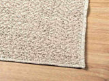 Rug ZIZUR Cream 120x120 cm Jute Look Indoor and Outdoor 4010363