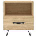 ZNTS Bedside Cabinets 2 pcs Sonoma Oak 40x35x47.5 cm Engineered Wood 827427