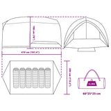 Tunnel tent with Roof Blue 410 x 285 x 198 cm Taffeta 42001179