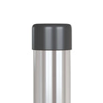 Fence Posts 12 pcs Silver 120 cm Powder-coated steel 42012788
