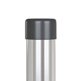 Fence Posts 12 pcs Silver 120 cm Powder-coated steel 42012788