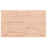 Table Top 100x60x1.5 cm Rectangular Solid Wood Beech 3188881