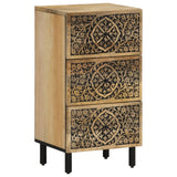 Side Cabinet 40x33x75 cm Solid Wood Mango 358235