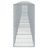 Gabion Basket with Cover 800x50x100 cm Galvanised Iron 3295149