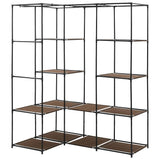 Corner Wardrobe Brown 130x87x169 cm 282450